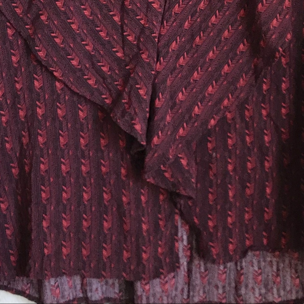 Long Sleeve Ruffle Blouse - Picture 2 of 6